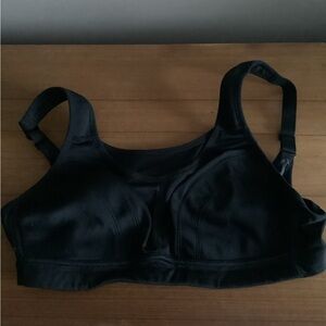 WingsLove High Impact Comfort Full Support Non Padded Sport Bra Black 34c